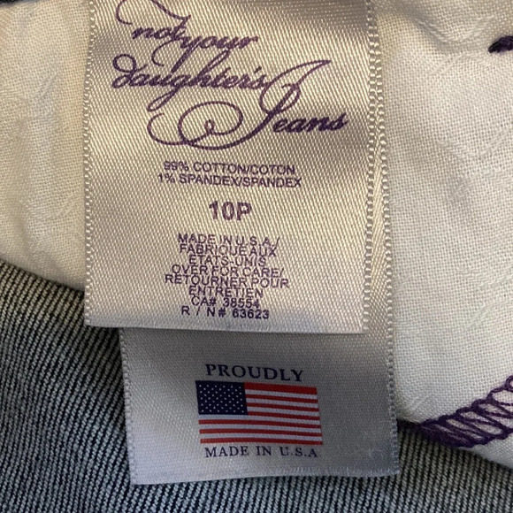 NYDG Not Your Daughter’s Jeans Embellished Lift Tuck Technology Dark Was… - Picture 12 of 16